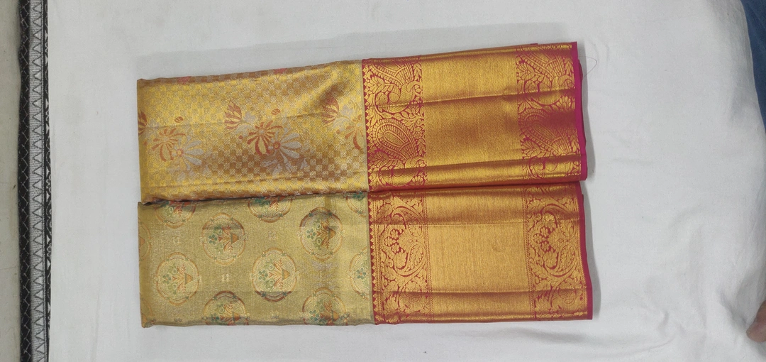 Pure tissue brocade saree uploaded by ANH SILK & SAREES on 5/2/2023