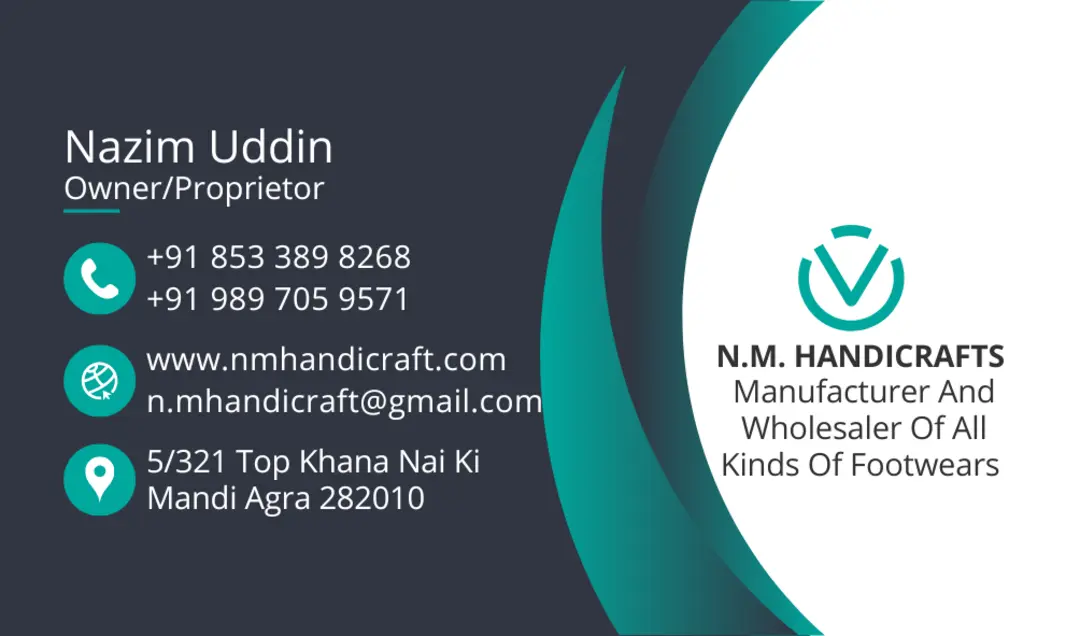 Visiting card store images of M/S N.M. HANDICRAFTS