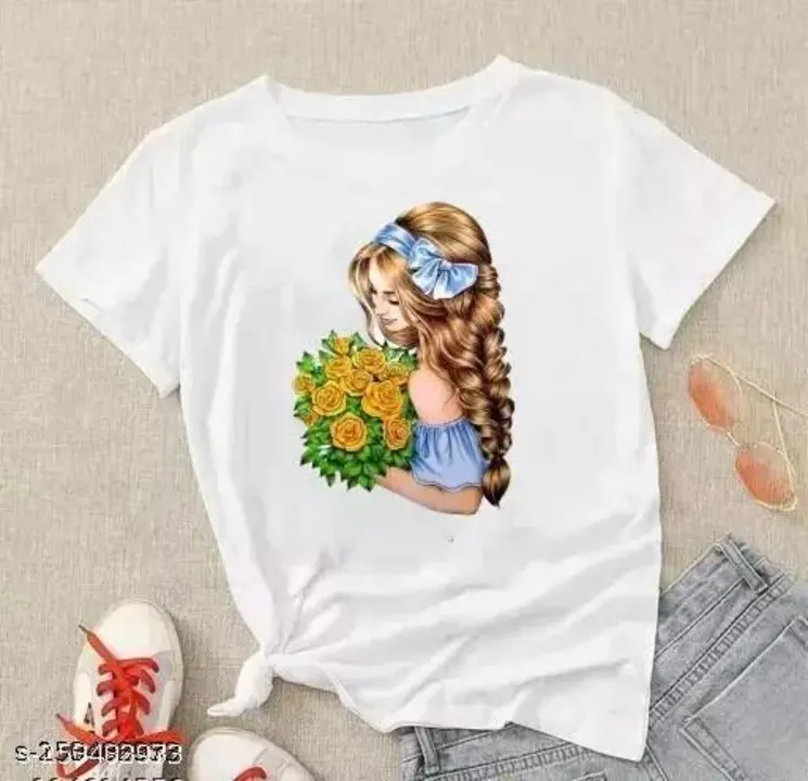 Tshirt for Girls  uploaded by Antilia Fashion Collection on 5/2/2023