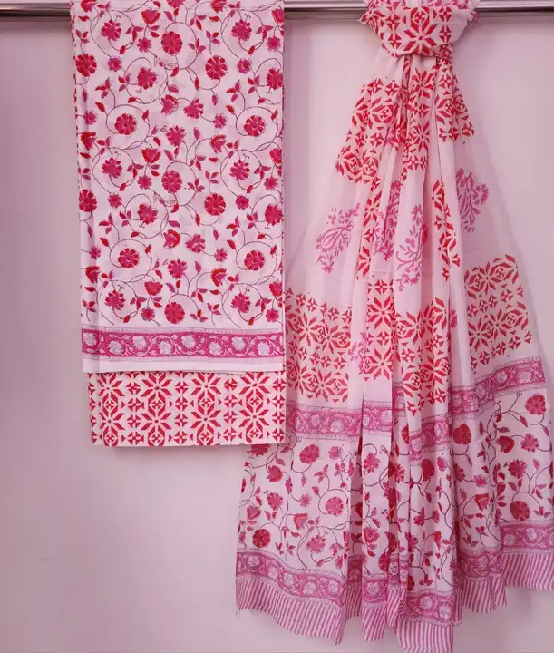 Cotton dupatta suit  uploaded by Indiana Creations  on 5/2/2023