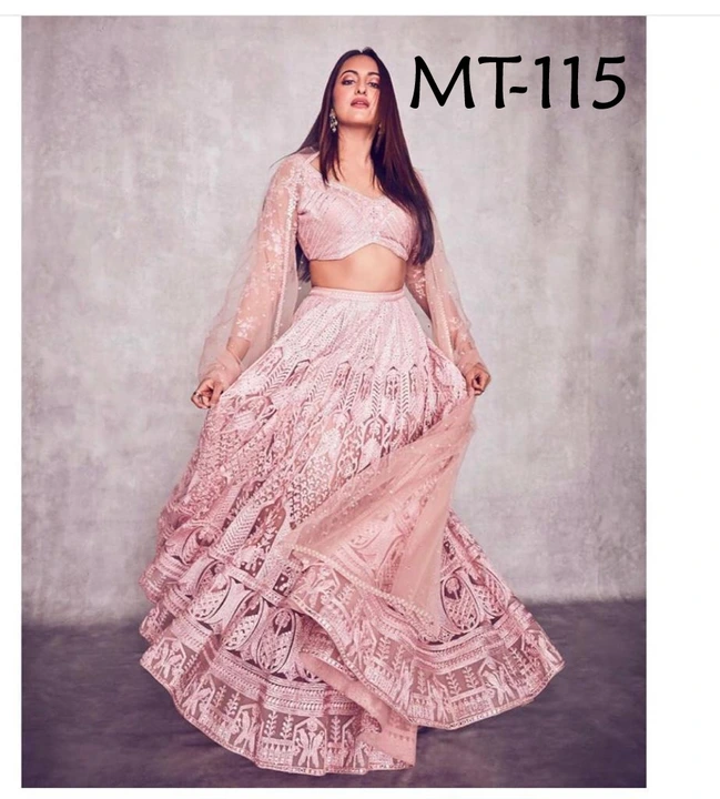 CODE	:MT 115
Choli Material         	: :NET  WITH EMBROIDERY WORK WITH DAYMAND HAND WORK WITH SLEEVE uploaded by MSR close on 5/2/2023