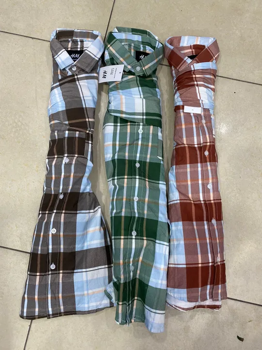 Heavy cotton broad check
Procian laffer 
Brand -H&M
Size - m l xl 
Fabric - 100% cotton 
Design-5
 uploaded by Ak traders on 5/30/2024