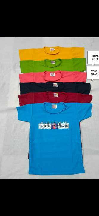 Kids Round neck t-shirts uploaded by Lavanya's on 6/3/2024