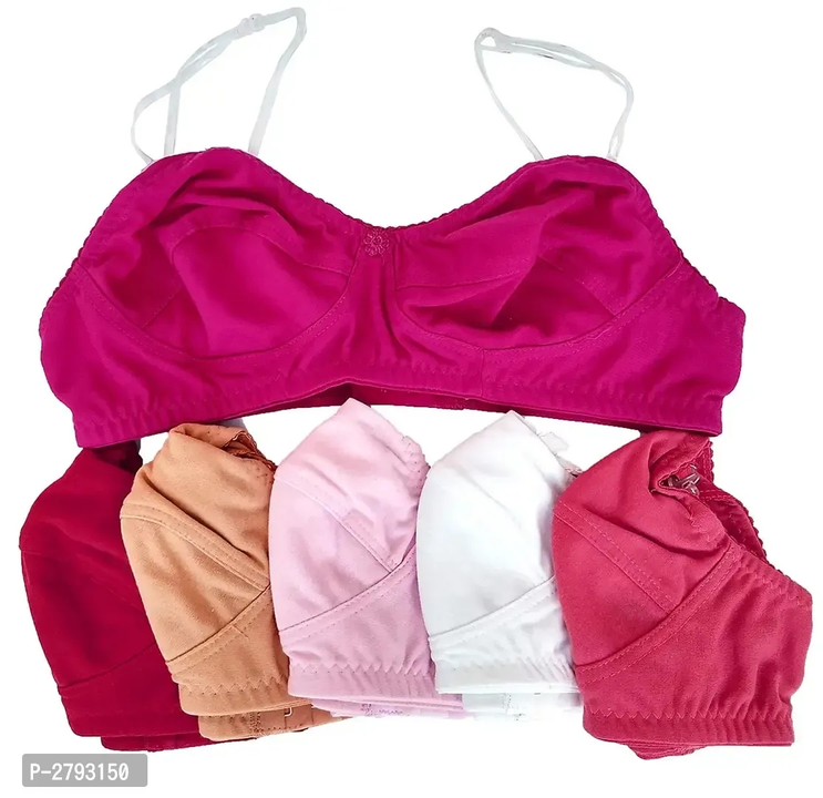 Cotton Bra Combo For Women Pack Of 6 (Plus Size) uploaded by Raj Garments on 5/2/2023