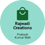 Business logo of Rajwadi creations