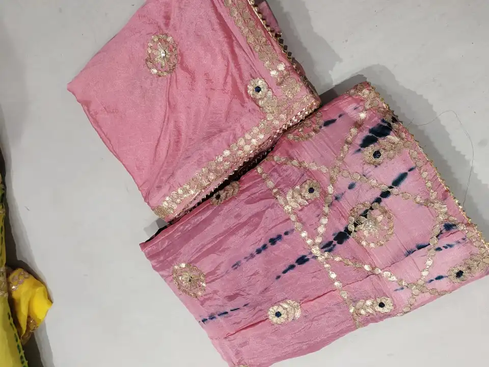 Pure chinin Silk lehnga uploaded by Deepika Designer Saree on 5/2/2023