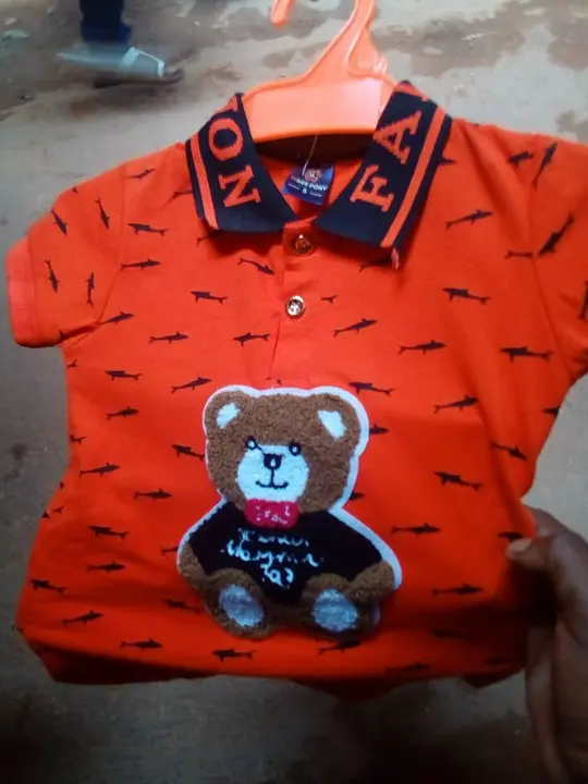 Post image I want 5000 pieces of Kids T-Shirts at a total order value of 100000. I am looking for Same or similar product if u have send me sample /  colar printed nd teddy bear  . Please send me price if you have this available.