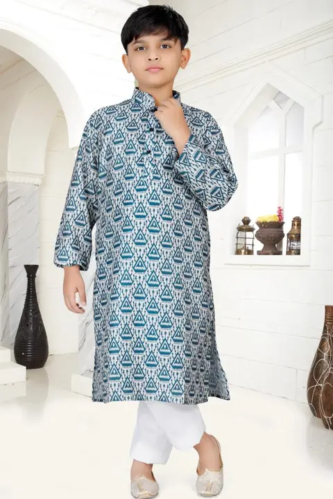 Boys kurta with pyjama uploaded by Taha fashion online store on 5/2/2023