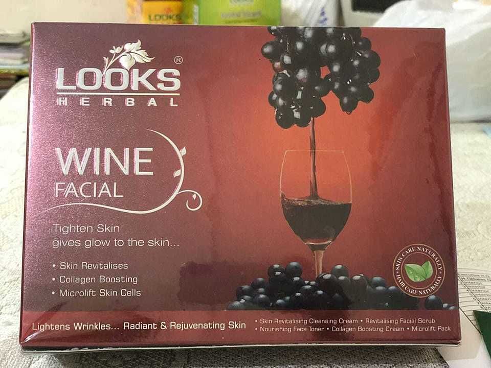 Wine facial kit uploaded by KESHAV SALES on 7/12/2020