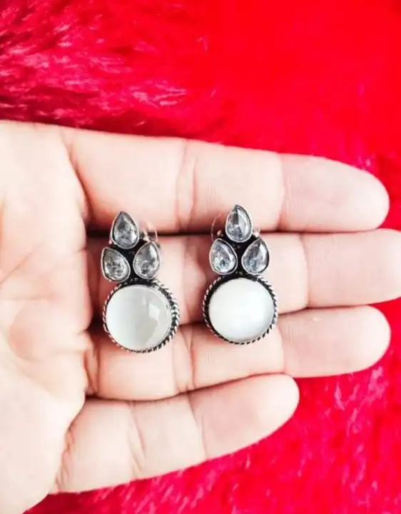Beautiful oxidised earrings ❤️  uploaded by business on 5/2/2023