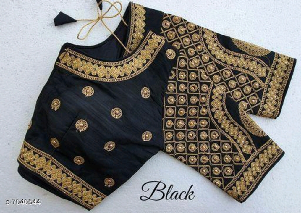 Heavy Moti Blouse  uploaded by Creation Hub on 5/2/2023
