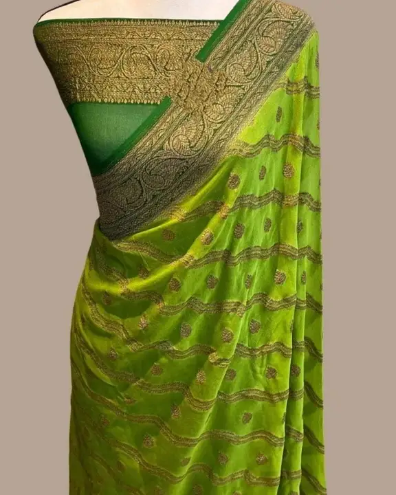 Banarasi semi Georgette soft silk saree  uploaded by Rhaman Silk sarees on 5/2/2023