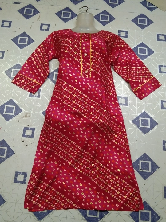 Reyon print kurti uploaded by Wasim dresses on 5/2/2023