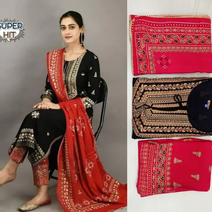 Kurti pant and duptta  uploaded by Taha fashion from surat on 5/2/2023