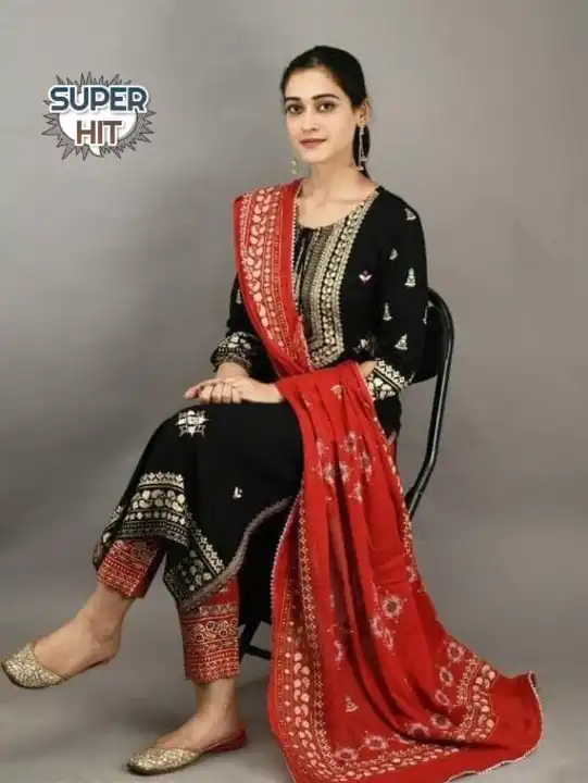 Kurti pant and duptta  uploaded by Taha fashion from surat on 5/2/2023