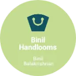 Business logo of Binil Handlooms