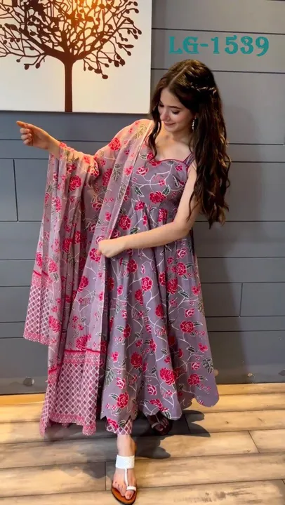 DESIGNER EXCLUSIVE BEAUTIFUL PRINTED CREAPE SALWAR SUIT LG&1539 uploaded by Fatema Fashion on 5/2/2023