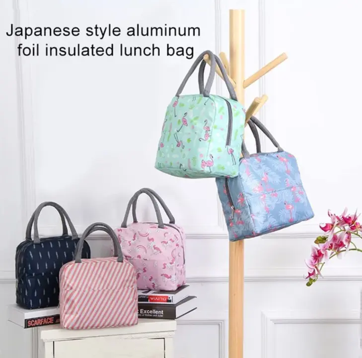 Reusable Waterproof Portable Small Lunch Bag - Insulated Canvas Tote Travel Thermal Food Canvas Bag uploaded by business on 5/2/2023
