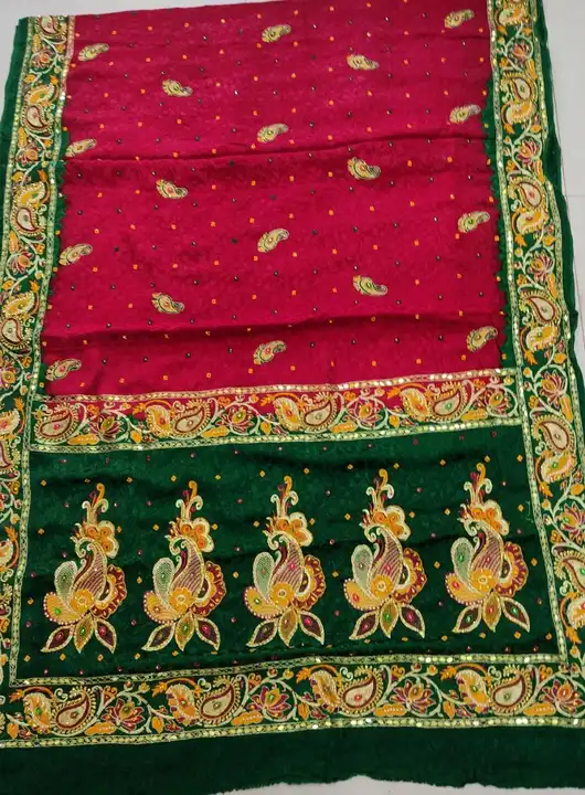 Gharchola sarees uploaded by shree siyaram art on 5/2/2023