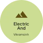Business logo of Electric and electronic