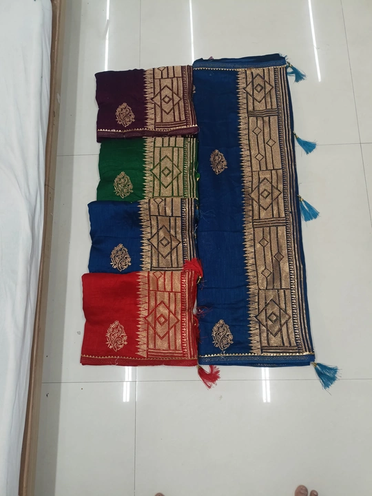 New trendy design saree with heavy work uploaded by Amit textiles on 5/2/2023