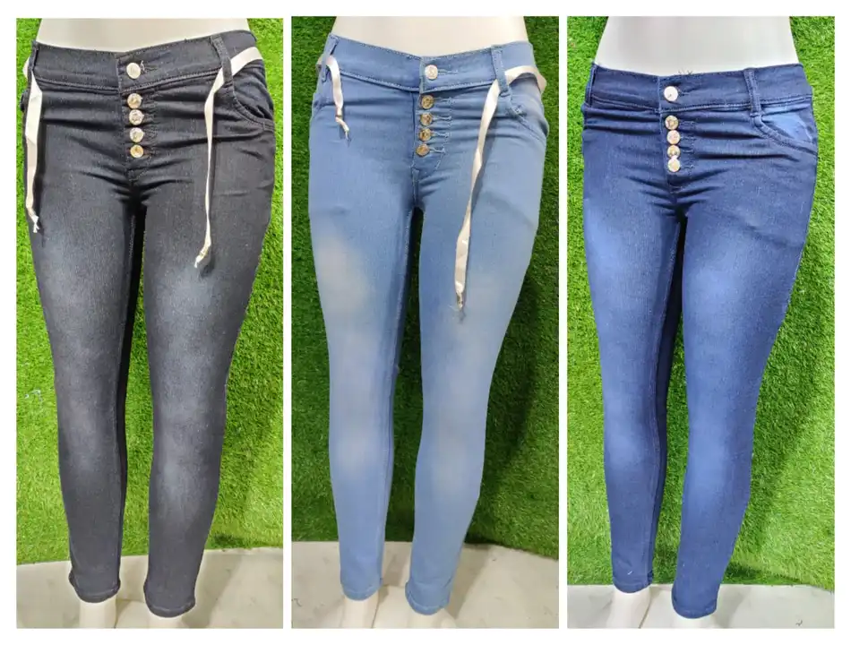 Women's Denim Jeans(Dobhy Febric jeans,jeans,5 Button Jean's,fancy Jean's) uploaded by RK Fashion  on 5/3/2023