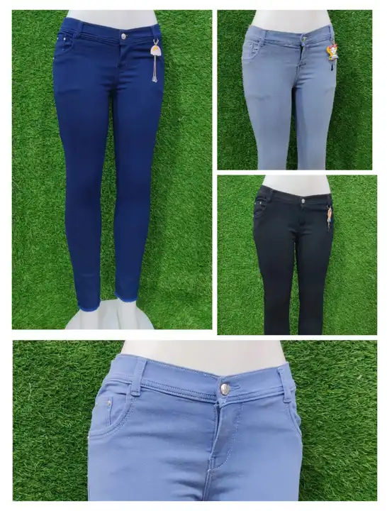 Women denim jeans,1 button jeans,fancy Jean's uploaded by RK Fashion and Trinity House on 5/3/2023