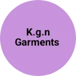 Business logo of K.G.N garments