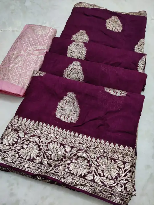 Pure Rasian banarasi dola Silk uploaded by Deepika Designer Saree on 5/31/2024