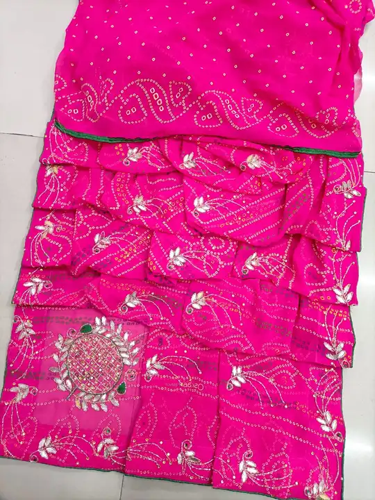 Fabric gorjet chunari uploaded by Deepika Designer Saree on 5/3/2023