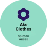 Business logo of Aks clothes house