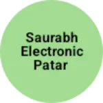 Business logo of Saurabh electronic patar