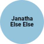 Business logo of Janatha else else