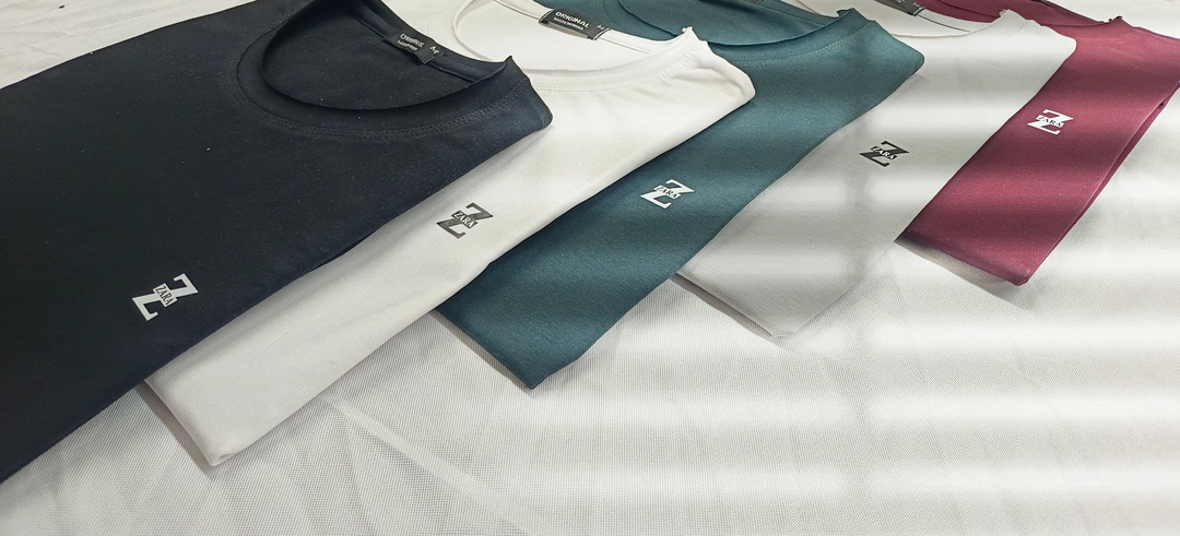 Zara cotton lycra plain t-shirt  uploaded by business on 5/3/2023