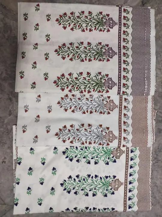 Bedsheet size 100× 108  uploaded by Jaipur prints  on 5/3/2023