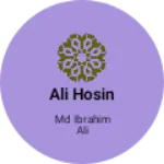 Business logo of Ali hosin