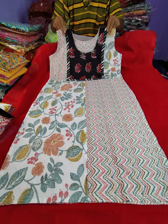 Boutique kurti with sequence work uploaded by Pandora Box Fashion on 5/3/2023