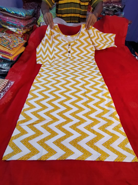 Pure cotton kurti  uploaded by business on 5/3/2023