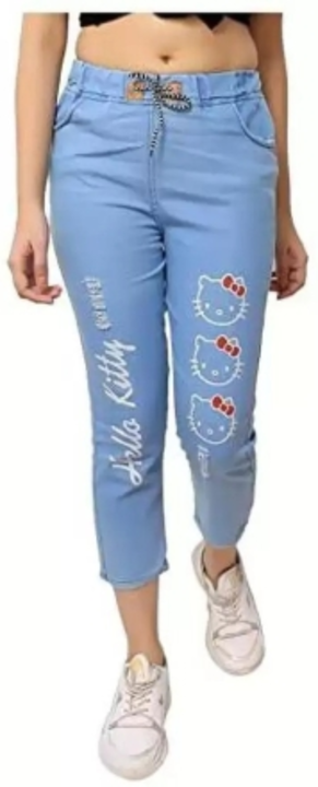 Slim Girls Light Blue Jeans uploaded by Raj Garments on 5/3/2023