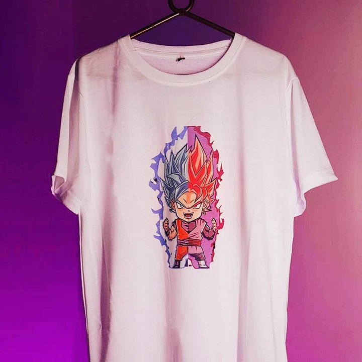 White printed t-shirt, round neck, half sleeves, regular fit. uploaded by Lycans on 5/3/2023