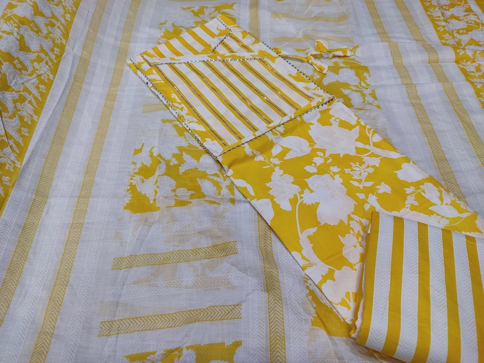 Pure cotton print with additional work  uploaded by Anisa fashion  on 5/3/2023