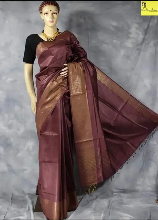 Tassar Monga Handloom Silk saree  uploaded by business on 5/3/2023
