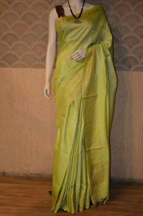 Tassar Monga Handloom Silk saree  uploaded by Victoria taj handloom on 5/3/2023