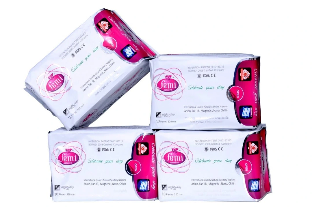 Femi anion sanitary napkins uploaded by business on 5/3/2023