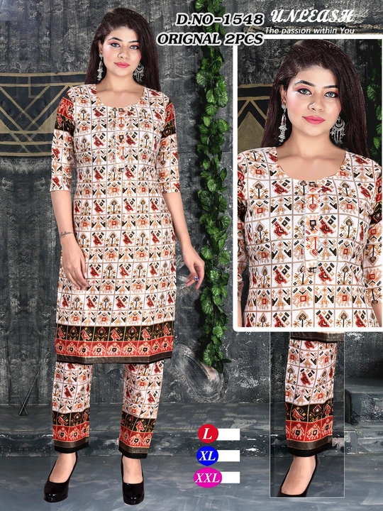 Designer 2pcs original Capsule kurta set uploaded by Ekveera Fashion on 5/3/2023