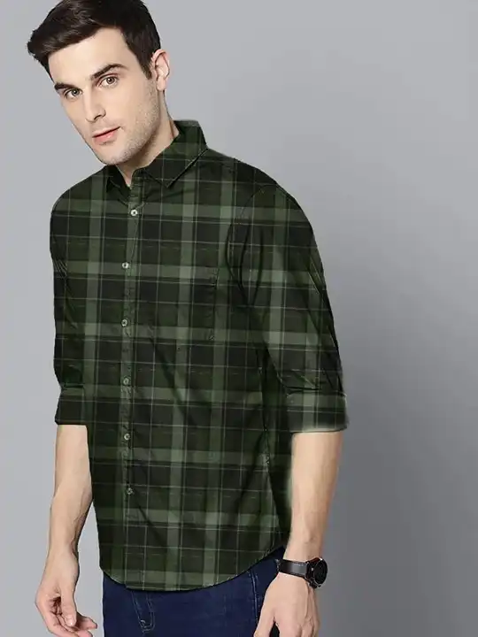Men's cotton check shirt  uploaded by business on 5/3/2023