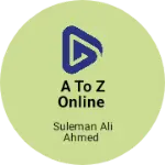 Business logo of A To Z online