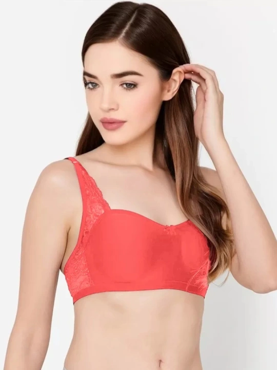 Women's fancy Spacer Cup T-Shirt Lace Bra uploaded by Clothonics on 5/3/2023