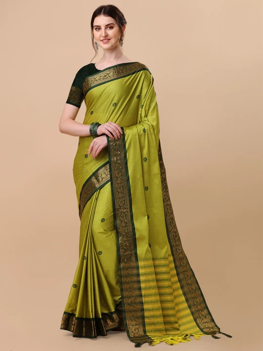 Cotton silk saree  uploaded by business on 5/3/2023