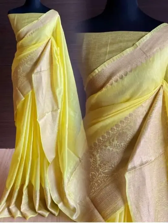 Silk Linen saree  uploaded by Victoria taj handloom on 5/3/2023